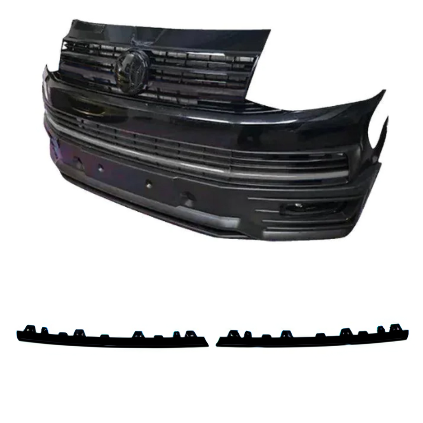 VW T6 Transporter 2015-2019 Front Upper 2-Piece Clip In Grille Streamer