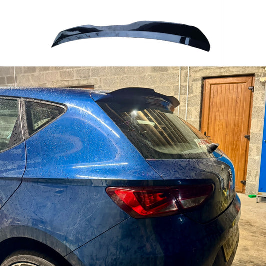 Seat Leon Mk3/3.5 Gloss Black Rear Spoiler - For All Models