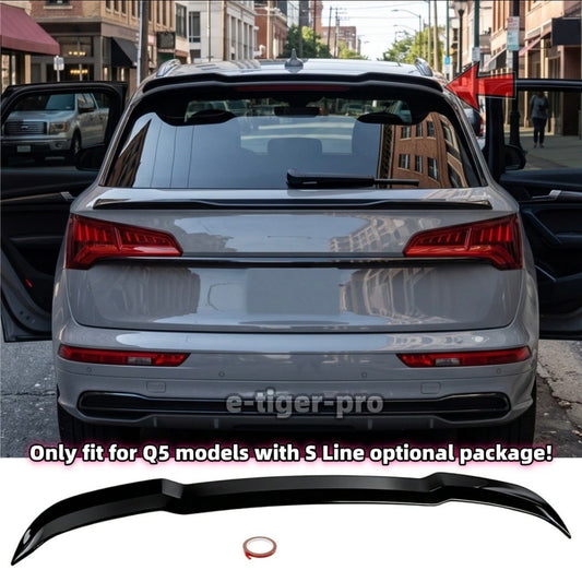 Audi Q5 2017-2019   2020-2024 S-Line Sportback Upper Boot Spoiler