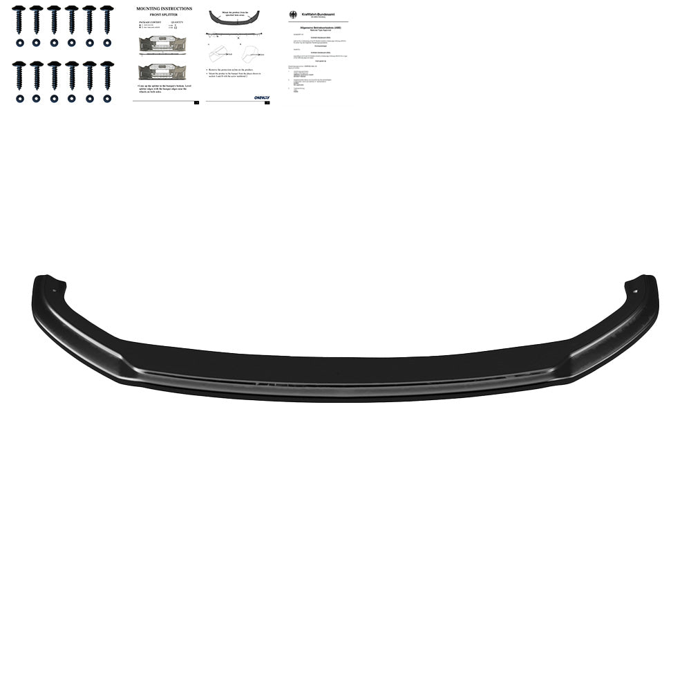 Front Splitter for AUDI Q5 S-Line / SQ5 Mk2 2017-2020 without ABE TÜV