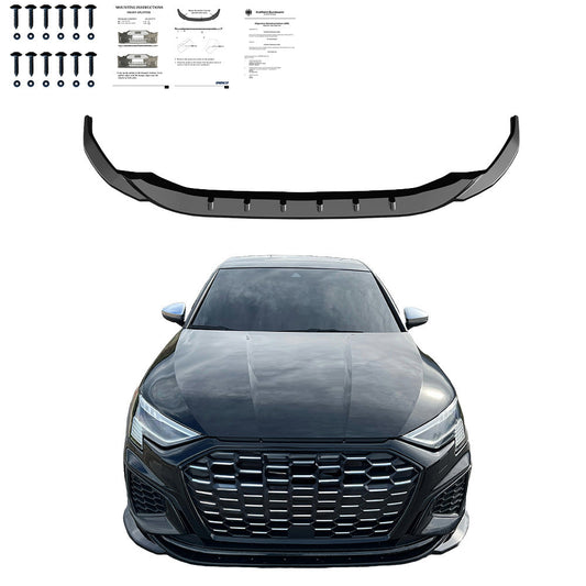 Front Splitter for AUDI A3 S-Line / S3 8Y ( Sedan / Sportback ) 2021+