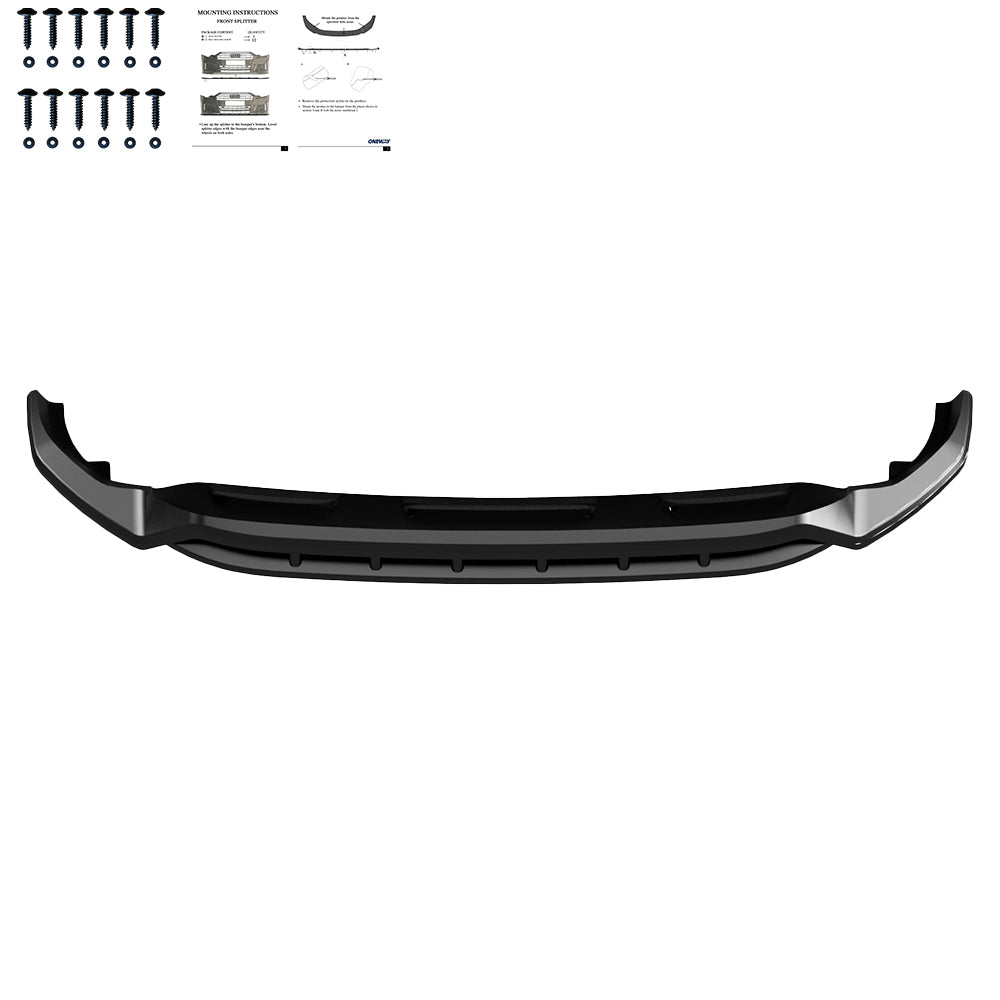 Front Splitter compatible with AUDI SQ8 / Q8 S-Line Mk1 2018-2023
