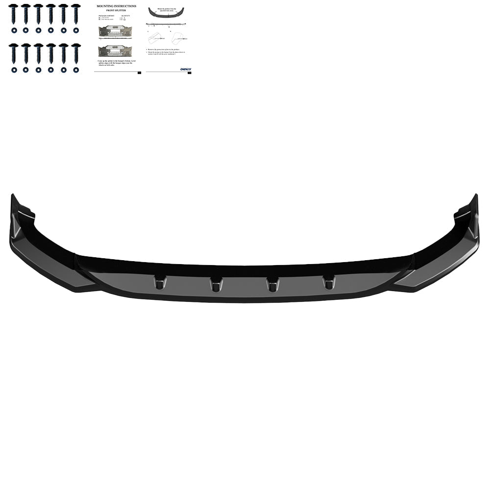 Front Splitter for AUDI SQ5 / Q5 S-Line ( SUV / Sportback ) Mk2 Facelift 2020-2024