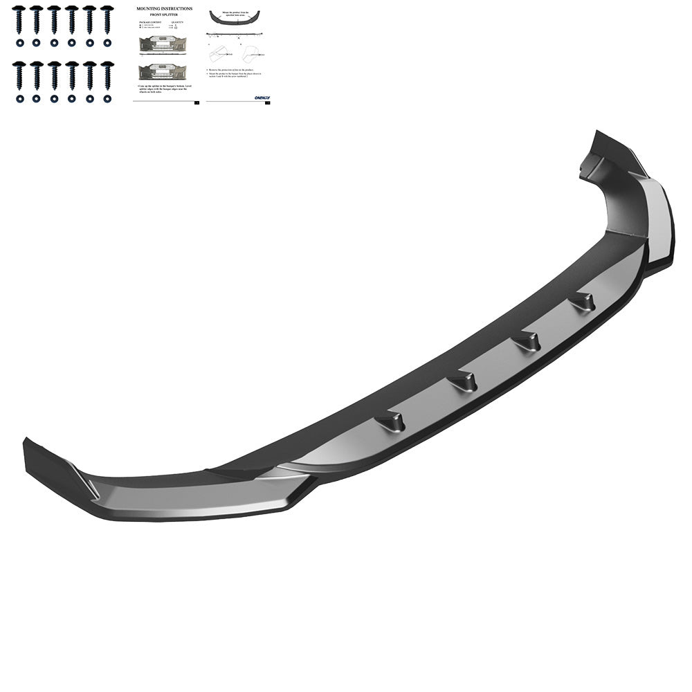 Front Splitter for AUDI SQ5 / Q5 S-Line ( SUV / Sportback ) Mk2 Facelift 2020-2024