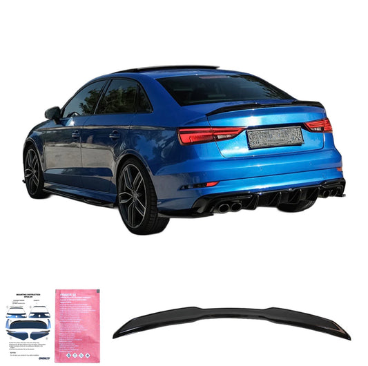 Boot Spoiler Compatible With AUDI A3/ S3/RS3 Sedan 8V 2013-2020