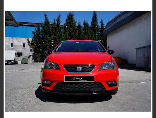 Ibiza Mk4 Cupra Basic Front Lip Gloss Black / 2015-2017