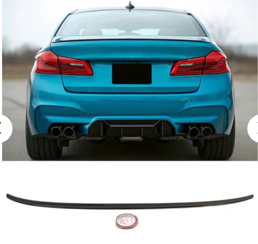 BMW 5 Series G30 F90 2017-2023 Rear Boot Trunk Lip Spoiler M5 Style Gloss Black