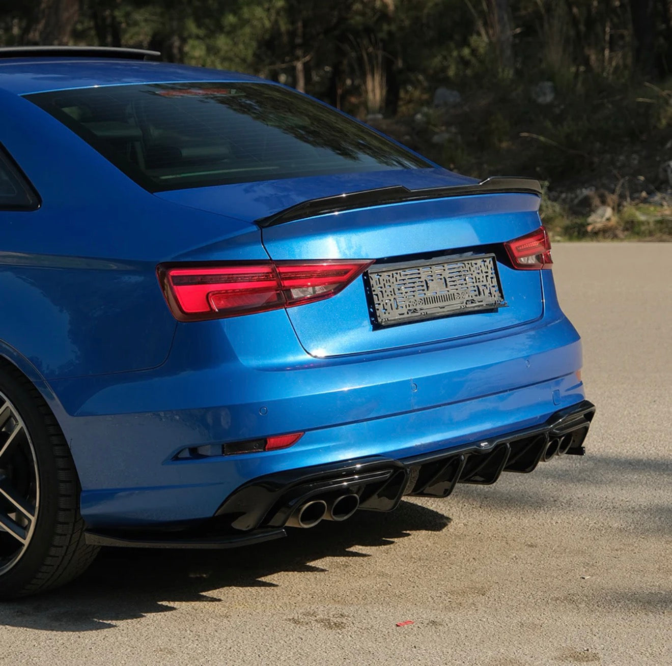 Boot Spoiler Compatible With AUDI A3/ S3/RS3 Sedan 8V 2013-2020