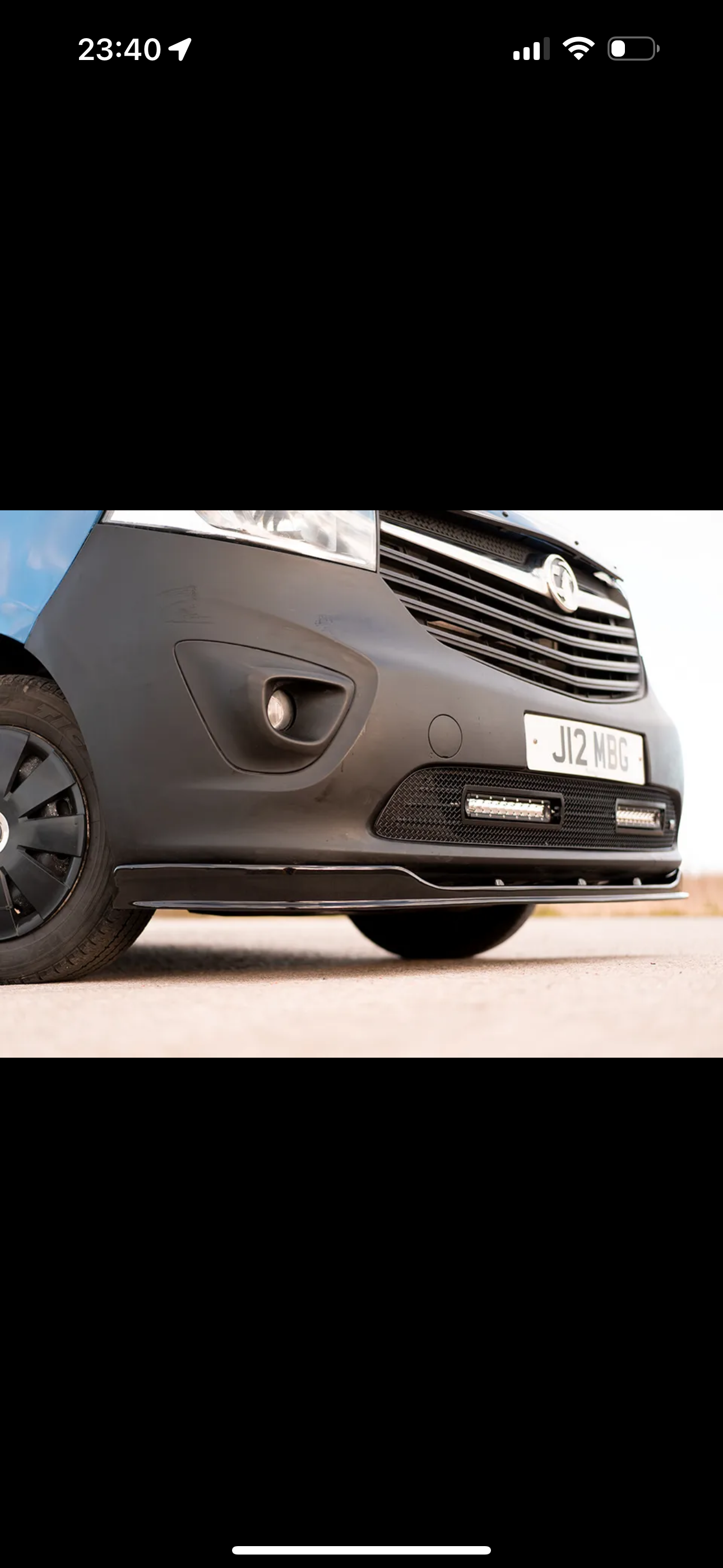 Renault Trafic – Vauxhall Vivaro – 2014 - 2019 Front Splitter