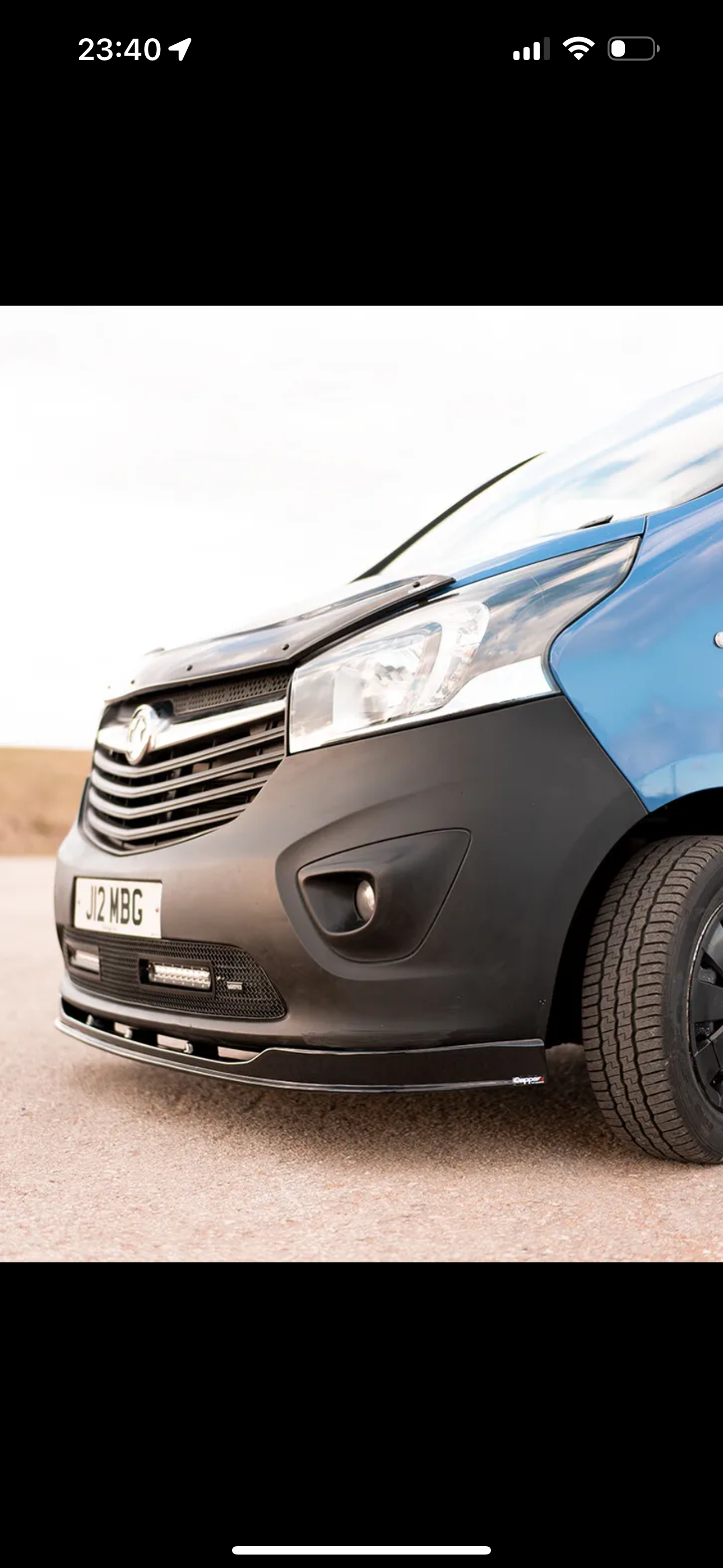 Renault Trafic – Vauxhall Vivaro – 2014 - 2019 Front Splitter