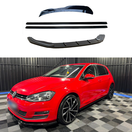 Volkswagen Golf Mk7 2013-2017 Gloss Black Kit - For Standard Model