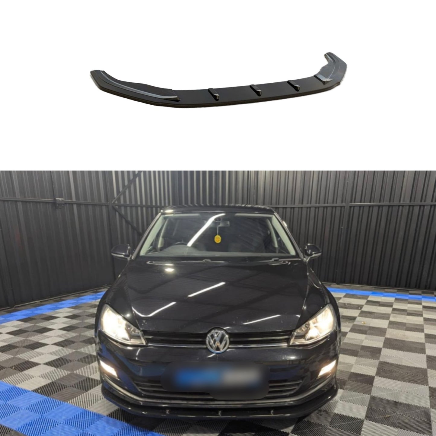 Volkswagen Golf Mk7 2013-2017 Gloss Black Front Splitter - For Standard Model