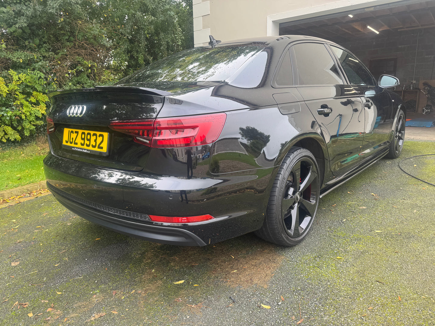 Audi A4 B9 2016+ Gloss Black Side Skirts