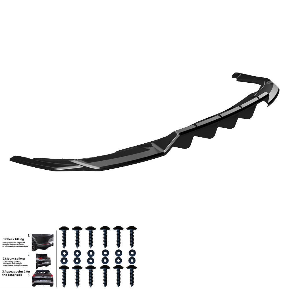 Rear Diffuser for AUDI Q5 S-Line SUV Mk2 Facelift 2020-2024