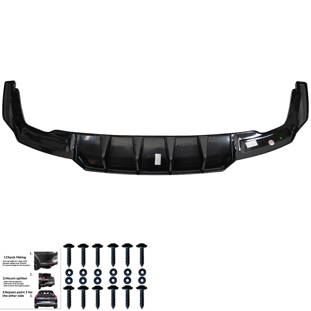 Rear Diffuser for AUDI Q5 S-Line SUV Mk2 Facelift 2020-2024