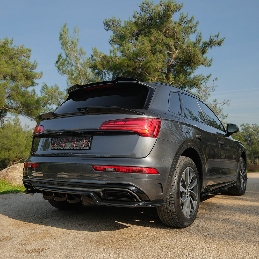 Roof Spoiler for AUDI Q5 S-Line SUV Mk2 Facelift 2017-2019   2020-2024