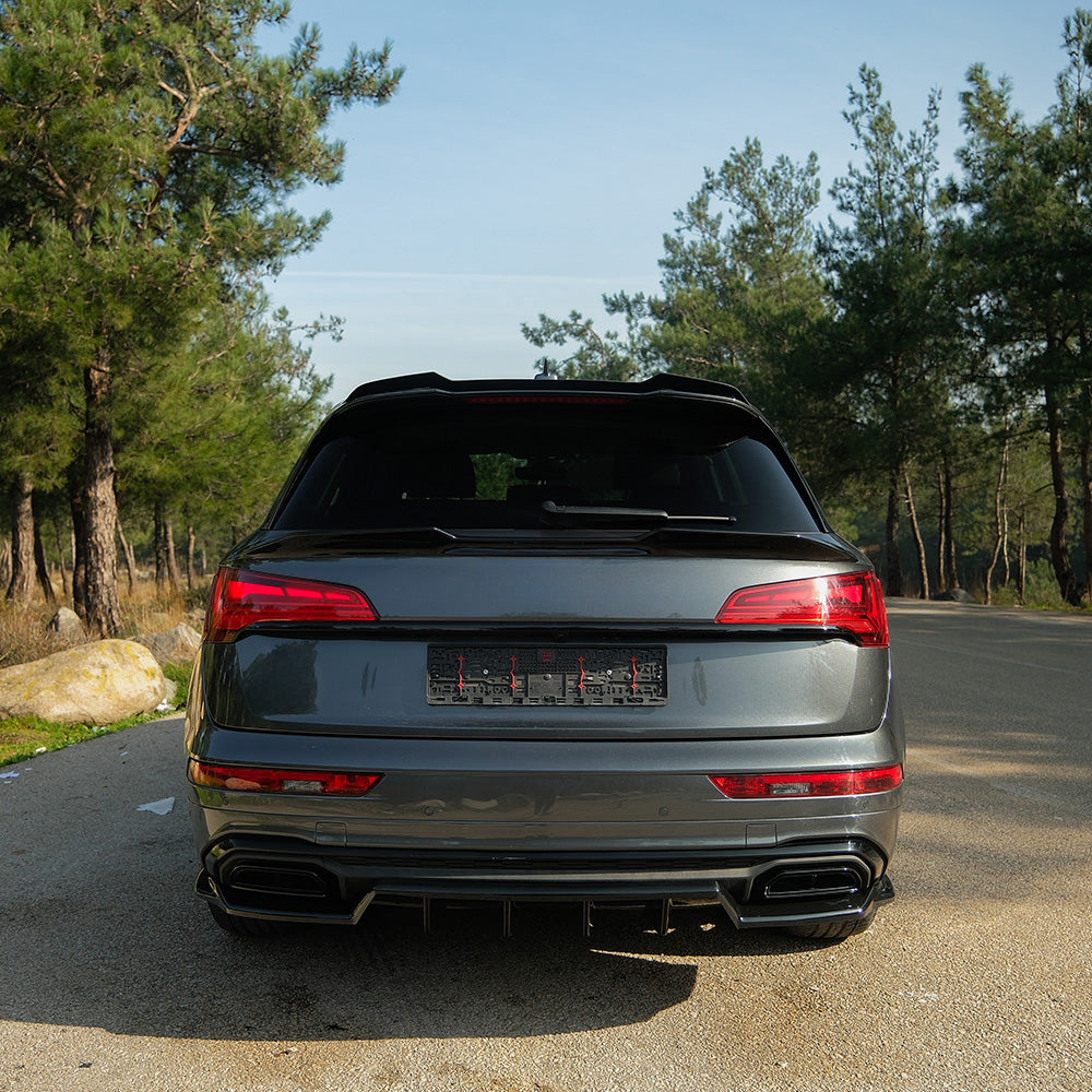 Roof Spoiler for AUDI Q5 S-Line SUV Mk2 Facelift 2017-2019   2020-2024