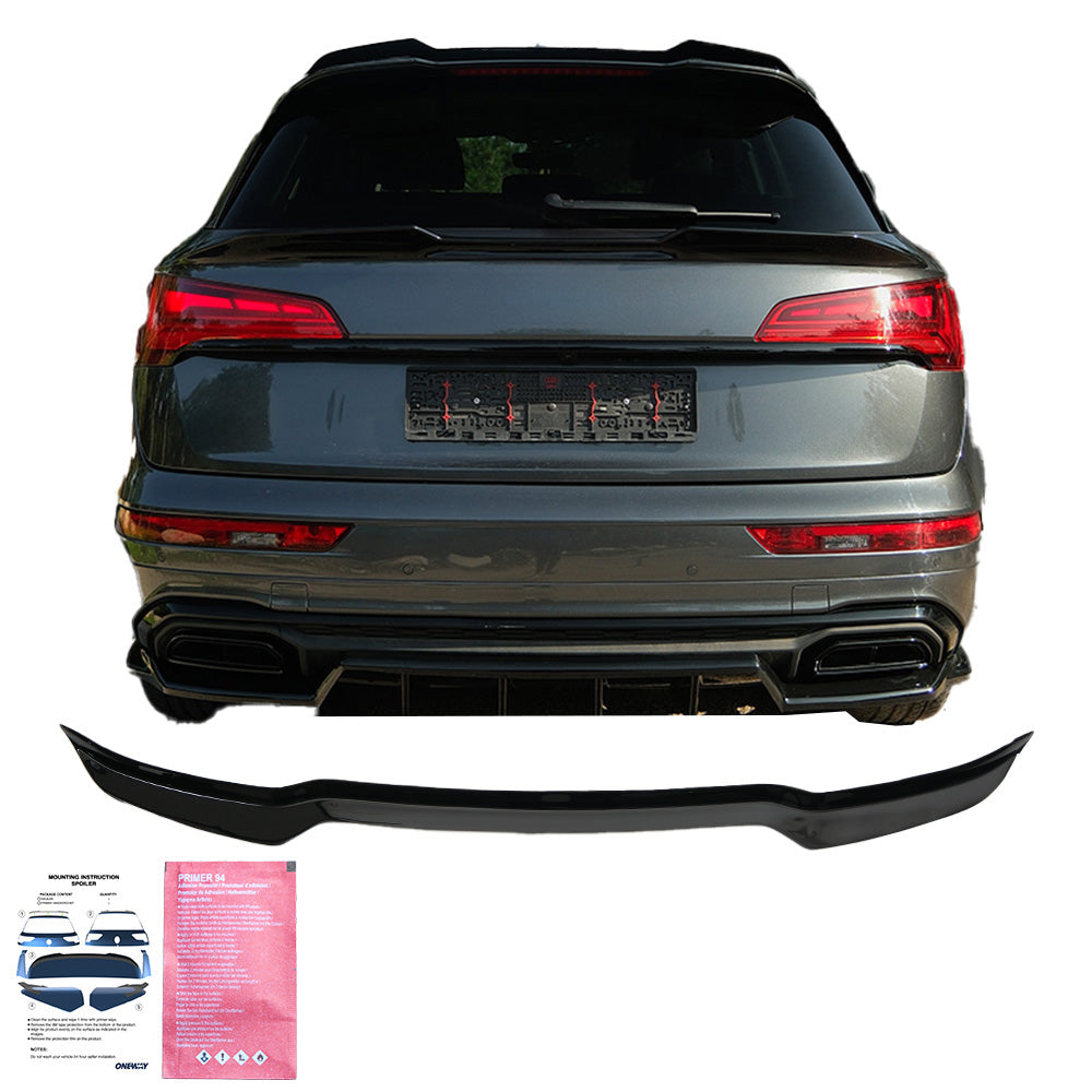 Roof Spoiler for AUDI Q5 S-Line SUV Mk2 Facelift 2017-2019   2020-2024