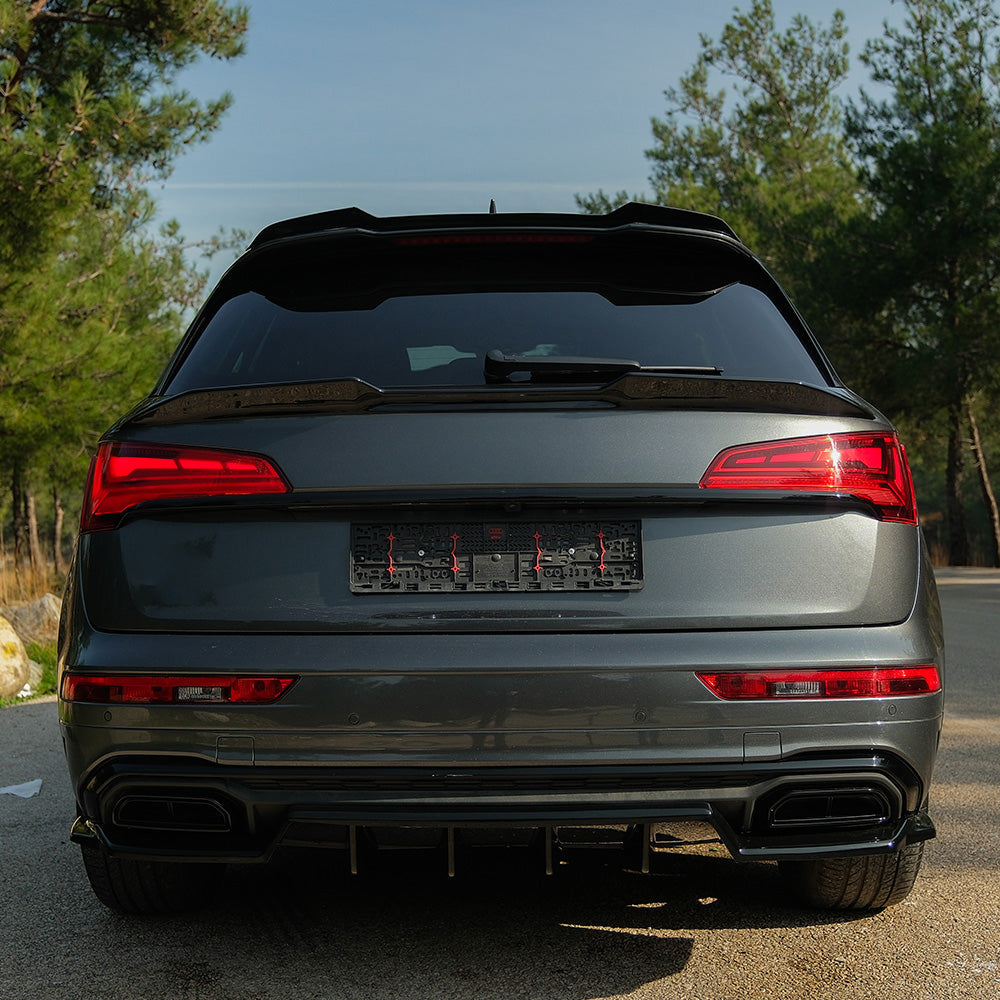 Trunk Spoiler compatible with AUDI Q5 S-Line SUV Mk2 Facelift 2020-2024