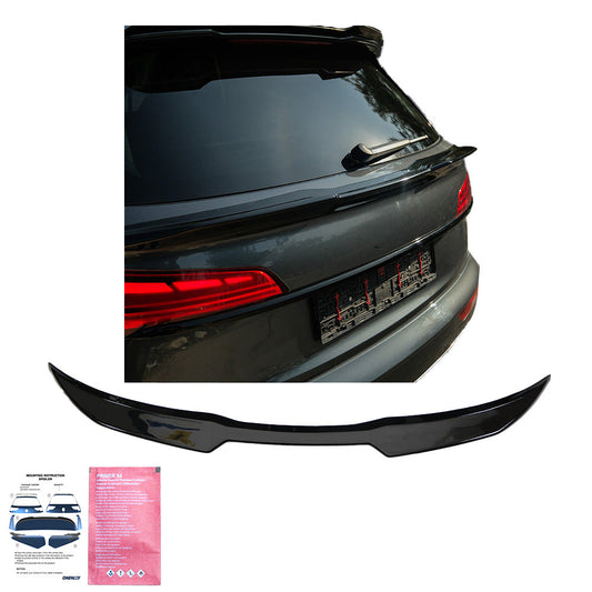Trunk Spoiler compatible with AUDI Q5 S-Line SUV Mk2 Facelift 2020-2024