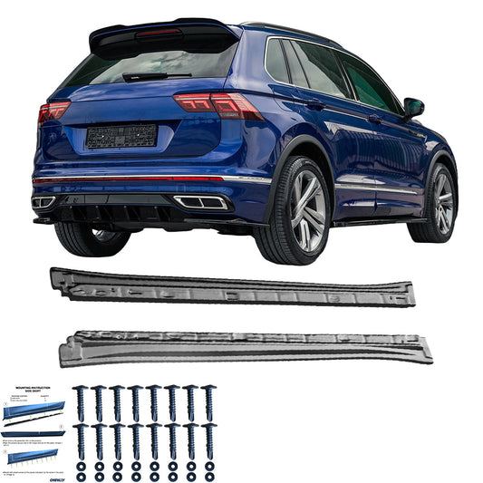 Side Skirts for VW VOLKSWAGEN Tiguan MK2.5 R/R-Line 2020-2024