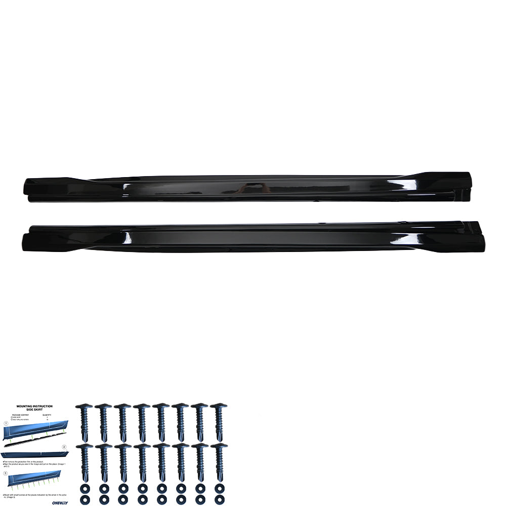 Side Skirts compatible with AUDI SQ8 / Q8 S-Line 2018+