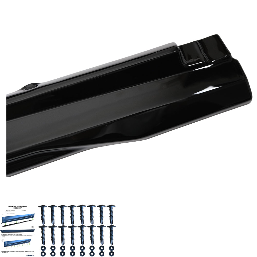 Side Skirts compatible with AUDI SQ8 / Q8 S-Line 2018+