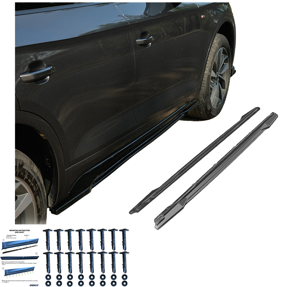 Side Skirts for AUDI SQ5 / Q5 S-Line ( SUV / Sportback ) Mk2 Facelift 2020-2024