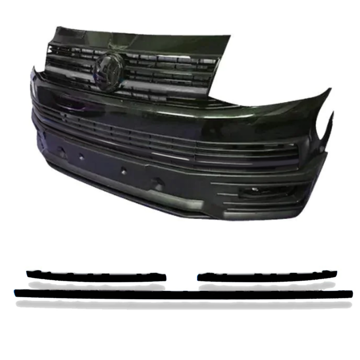 VW T6 Transporter 2015-2019 Lower 3-Piece Clip In Grille Streamer