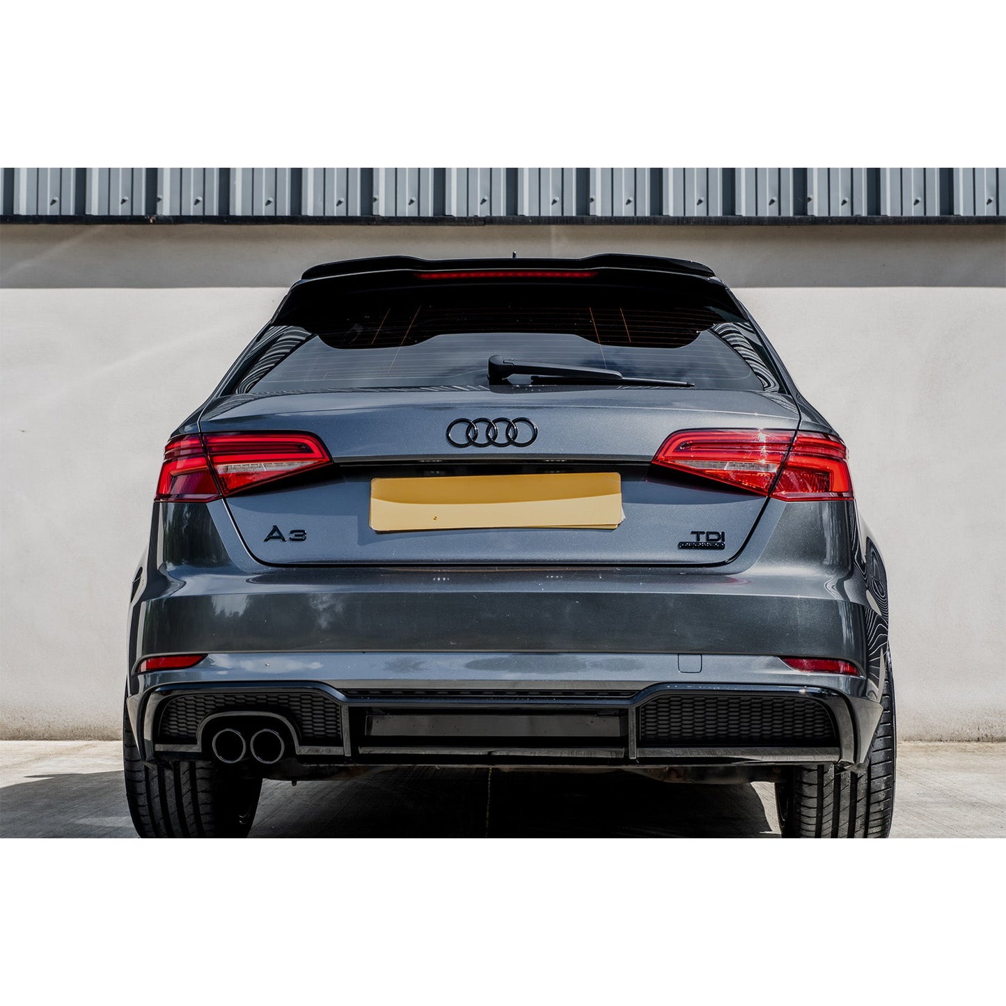 Audi A3 (8V) 2014-2020 Gloss Black Hatch Rear Spoiler Cap