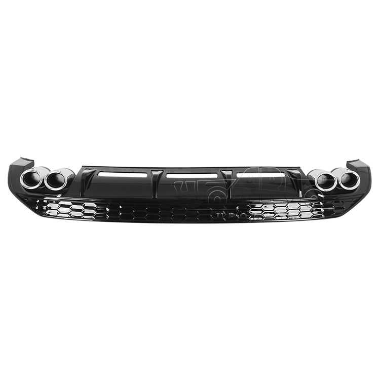 Audi A3 8Y 2021-2023 Rear Diffuser w/ Built in Tips S3 Style