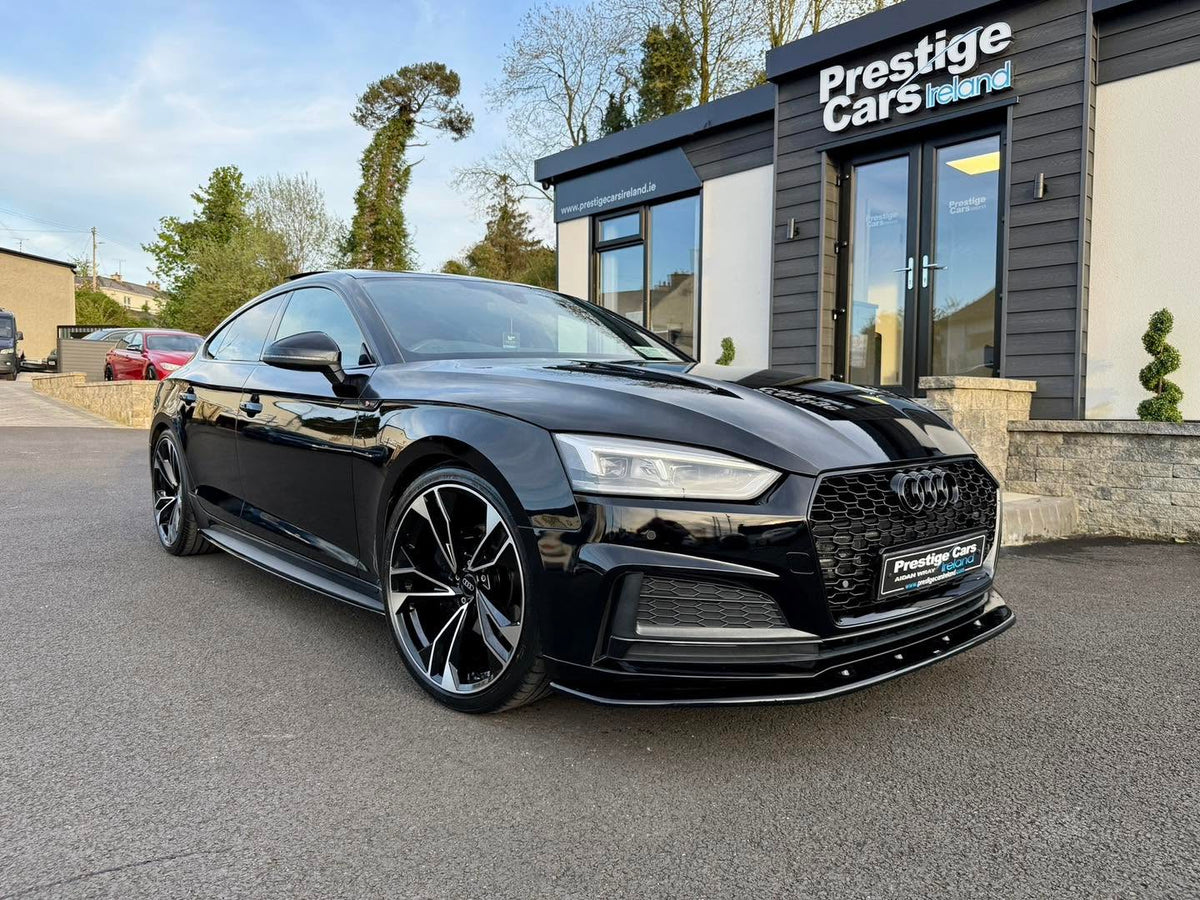 Audi A5/S5 B9 2016-2019 Gloss Black Side Skirt Extensions