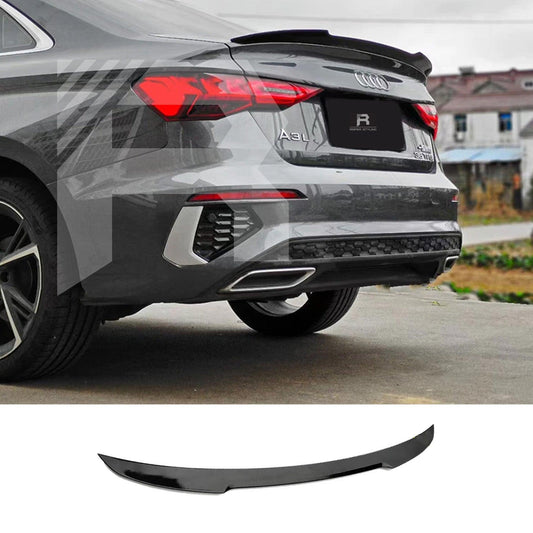 Audi A3 8Y Saloon 2021+ RS3 Style Gloss Black Rear Spoiler