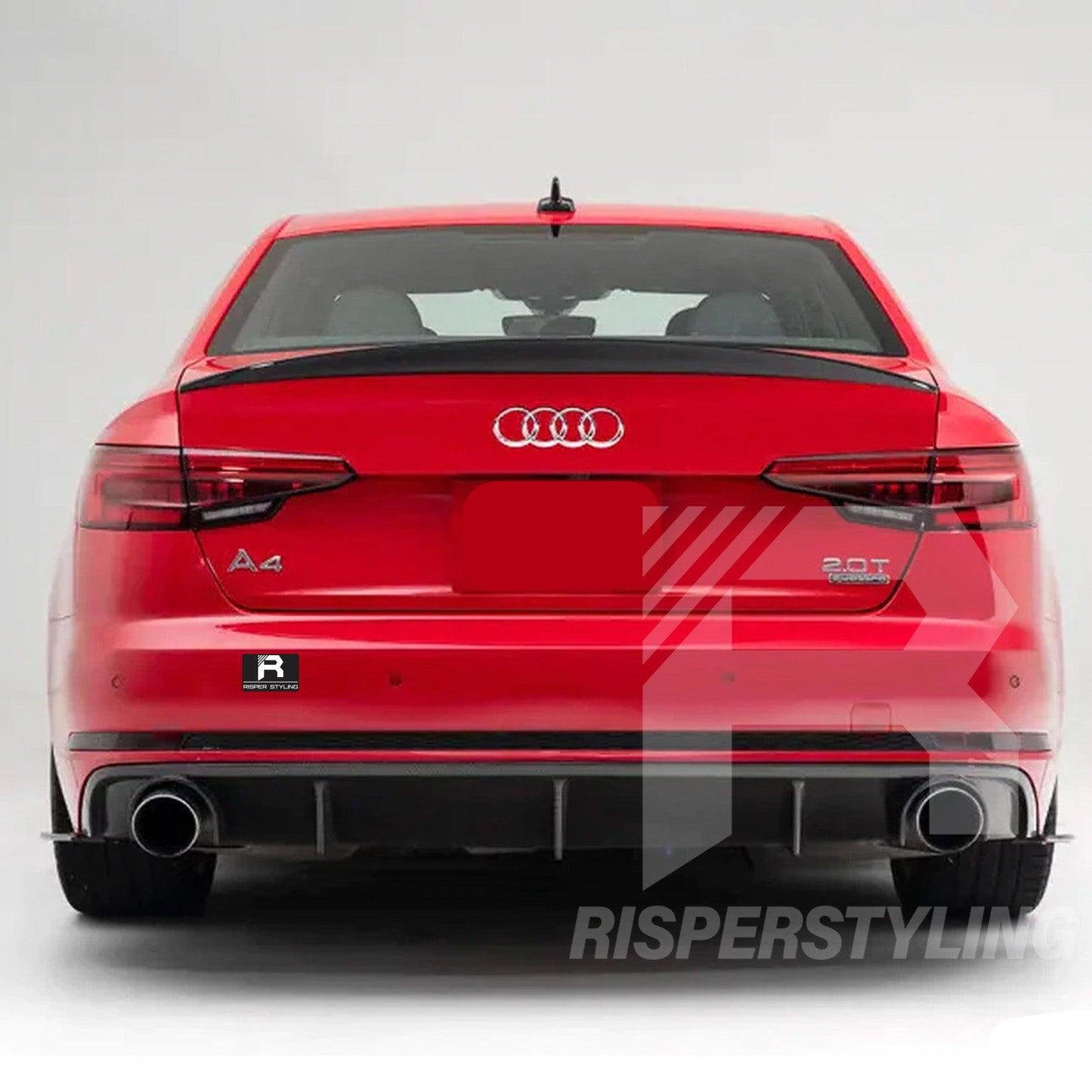 Audi A4 B9 2016+ Gloss Black S4 Style Rear Spoiler