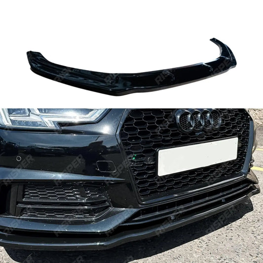 Audi A4 B9 /S4 2016-2019 Gloss Black Front Splitter Lip