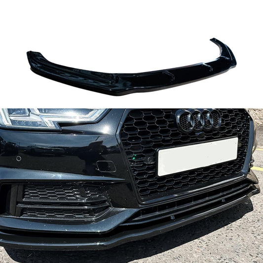 Audi A4 B9 S-Line/S4 2015-2019 Gloss Black Front Splitter Lip