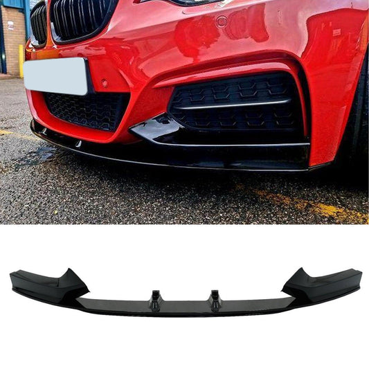 BMW 2 Series F22 F23 M Performance Front Splitter 2013-2021 Gloss Black