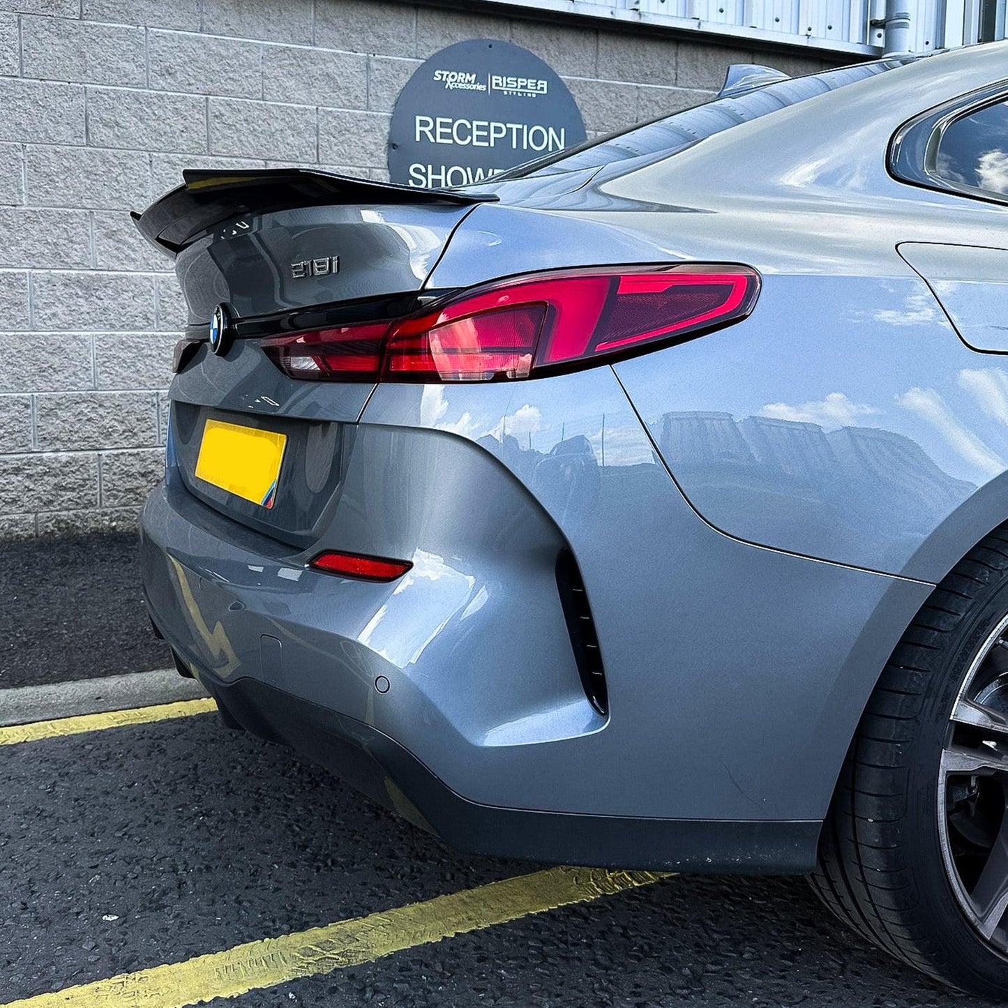 BMW 2 Series F44 4 Door Gran Coupe Gloss Black PSM Style Ducktail Spoiler