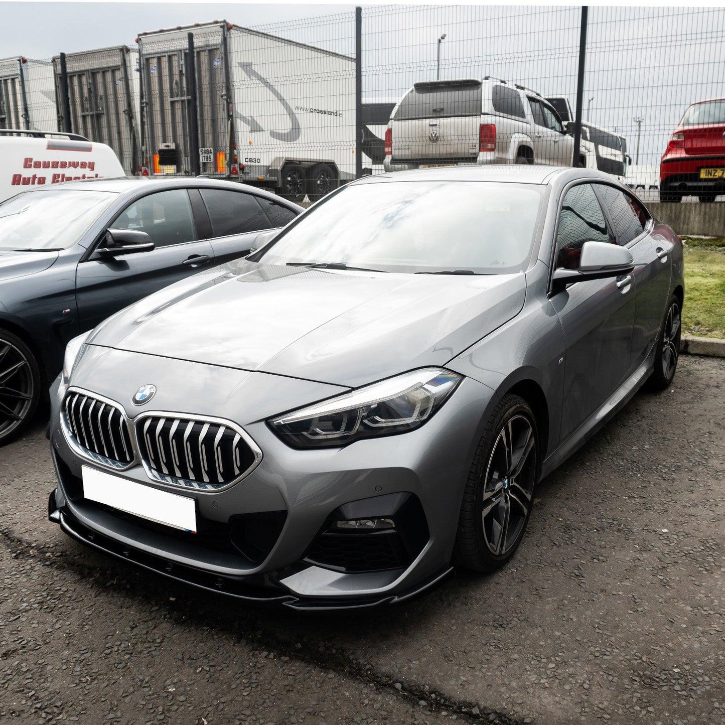 BMW 2 Series F44 Gran Coupe M Sport/M235i 2019+ Gloss Black Risper Front Splitter