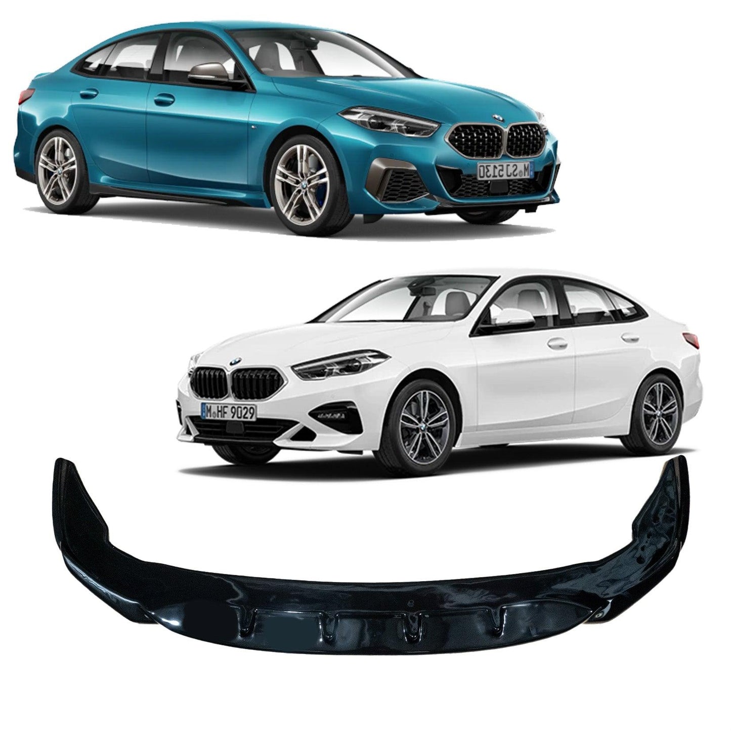 BMW 2 Series F44 Gran Coupe M Sport/M235i 2019+ Gloss Black Risper Front Splitter