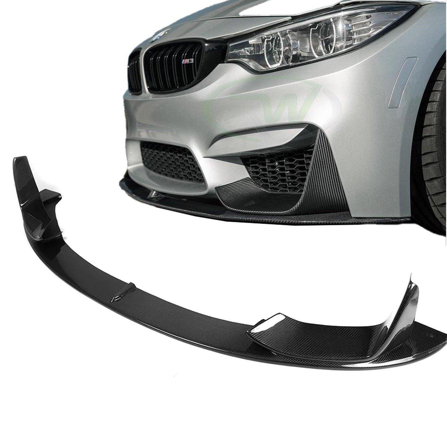 BMW M3/M4 F80/F82 Front Splitter in Carbon Look