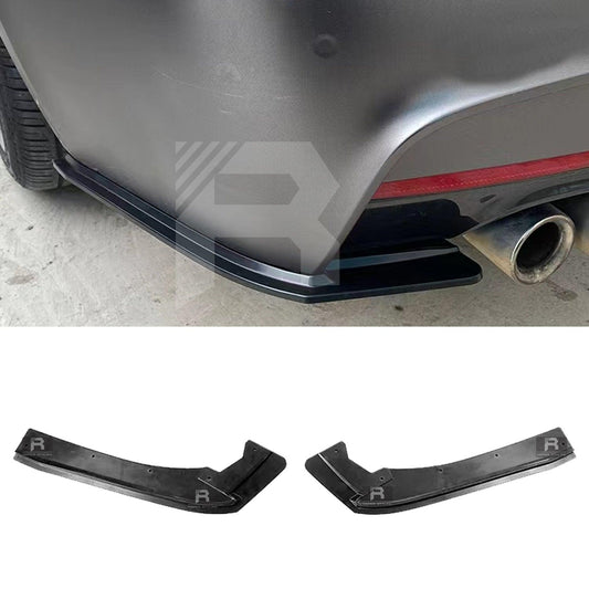 BMW 3 Series F30 2012-2018 Gloss Black Rear Bumper Side Splitters