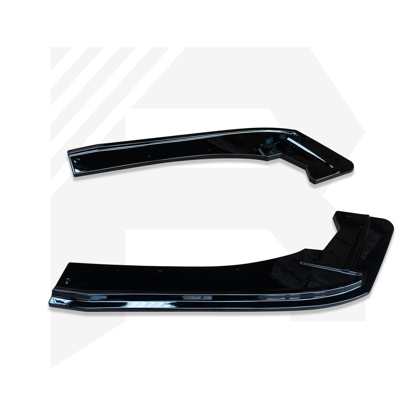 BMW 3 Series F30 2012-2018 Gloss Black Rear Bumper Side Splitters