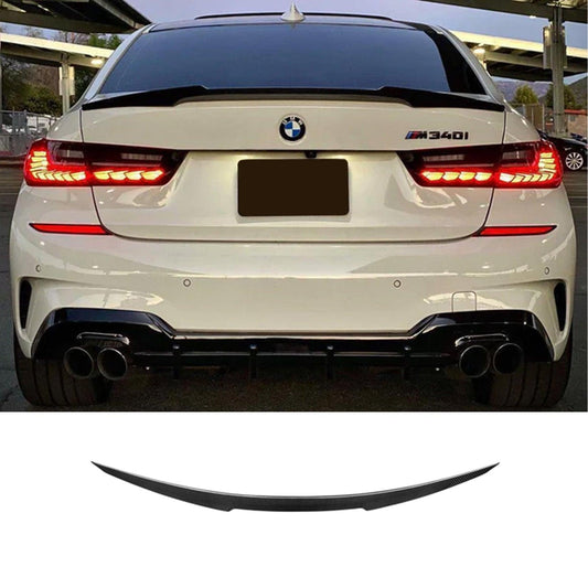 BMW 3 Series G20 2018+ / G80 M3 Gloss Black M3 Style Rear Spoiler