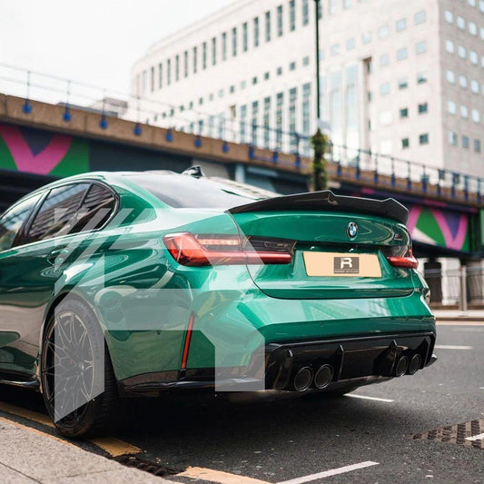 BMW 3 Series G20 2018+ Carbon Look PSM Style Ducktail Spoiler