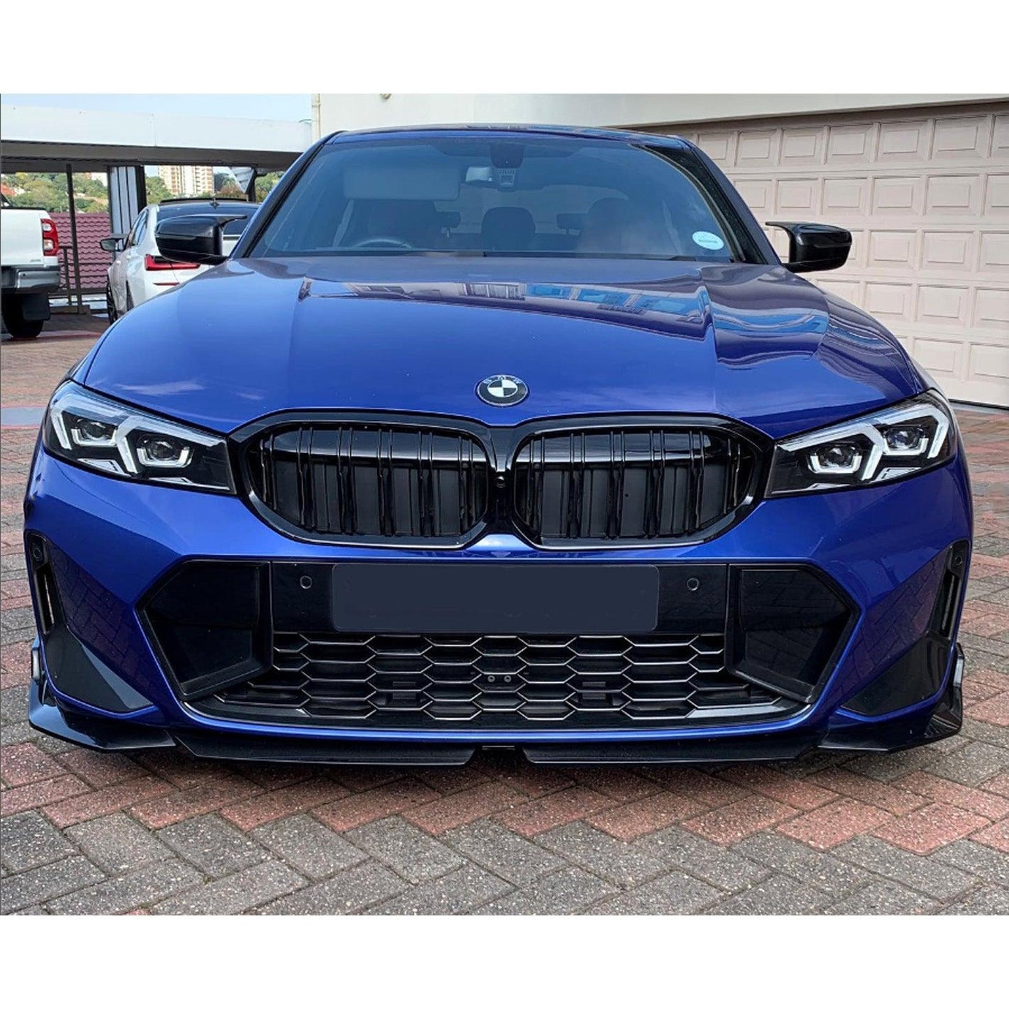 BMW 3 Series G20 LCI Facelift 2021+ Gloss Black Front Splitter Lip