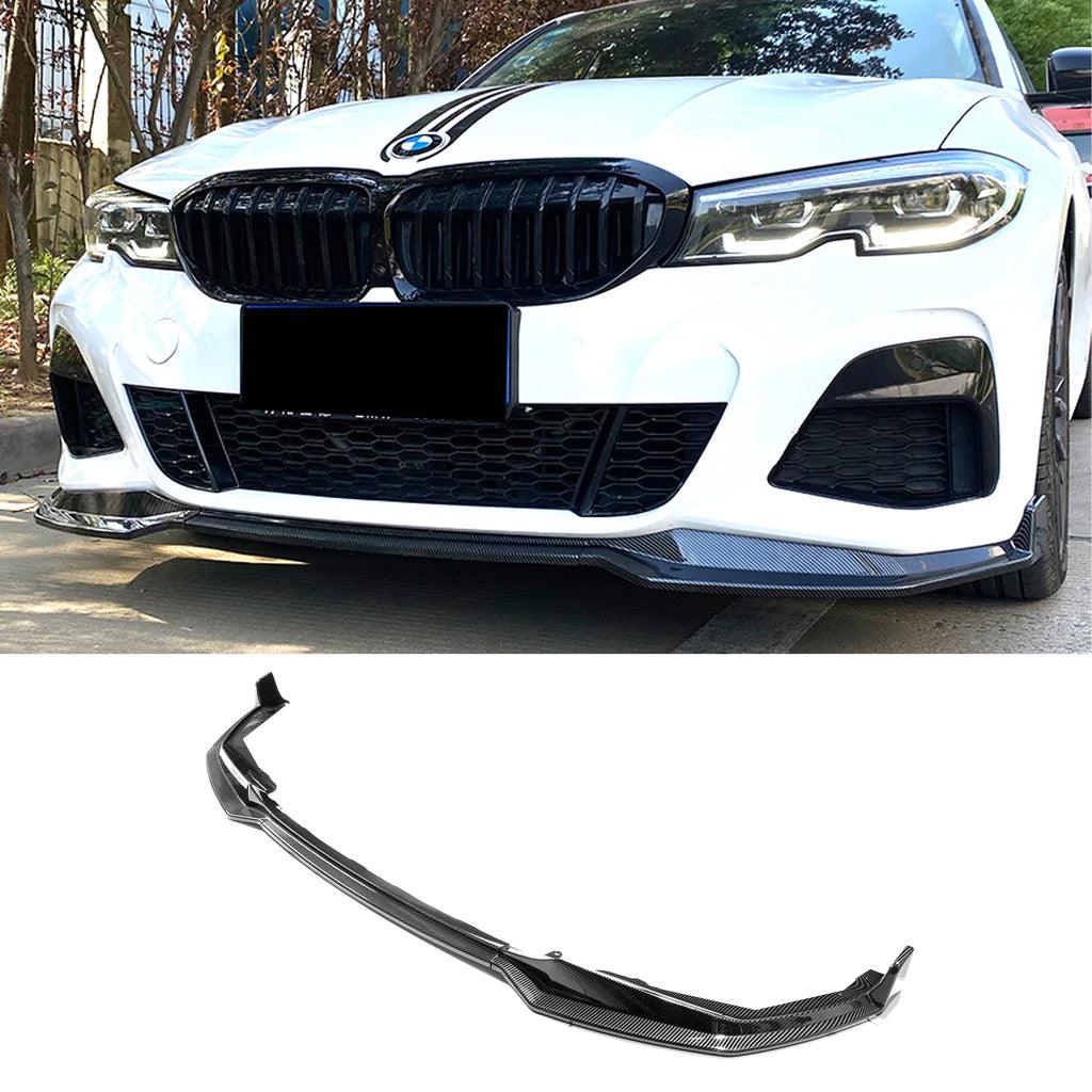 BMW 3 SERIES G20/G21 2018-2021 (pre-lci) FRONT SPLITTER LIP CARBON LOOK