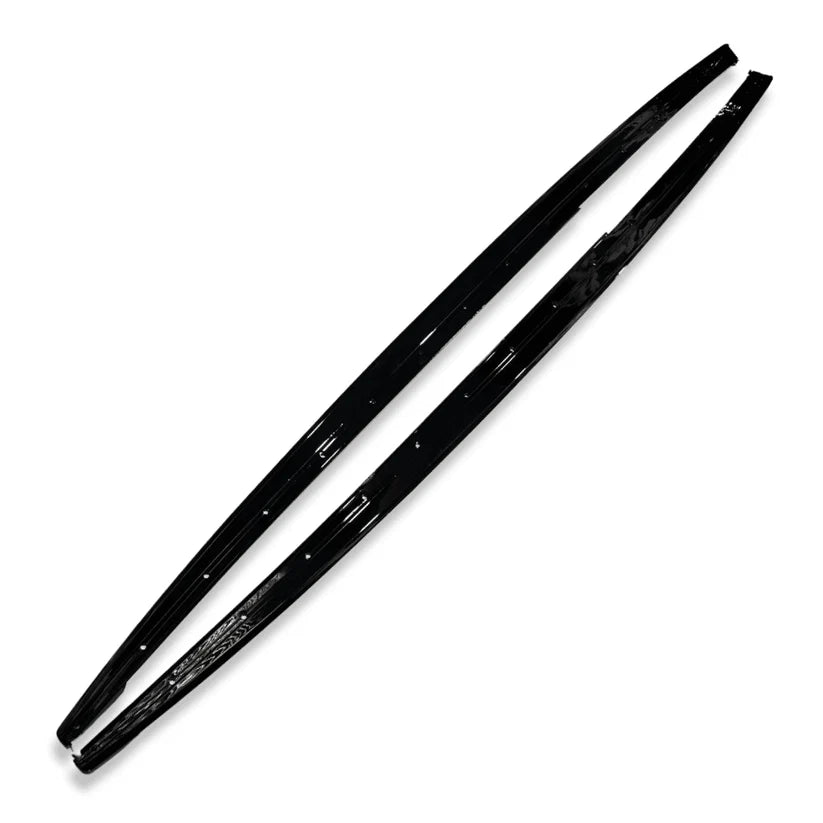Audi A5/S5 B9 2016-2019 Gloss Black Side Skirt Extensions