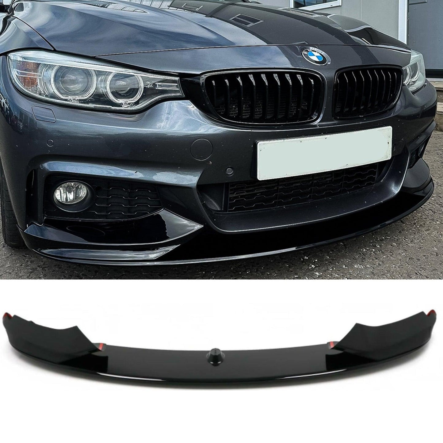 BMW 4 Series F32/F36 M Performance Front Splitter in Gloss Finish