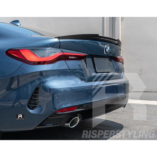 BMW 4 Series G22 2-Door / G82 M4 - Gloss Black M4 Style Rear Boot Spoiler